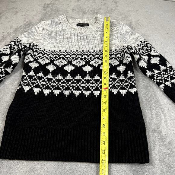 Banana Republic Sweater Womens XS Merino Wool Scandanavian Fair Isle Print - Picture 7 of 9